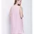 Sweet Galce Salmon pink lace design nightwear Dress