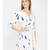 Modern Abstract Women's Button Down Dress