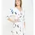 Modern Abstract Women's Button Down Dress