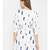 Modern Abstract Women's Button Down Dress