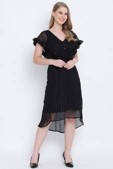 Twinkle blaze lurex  high low women desss