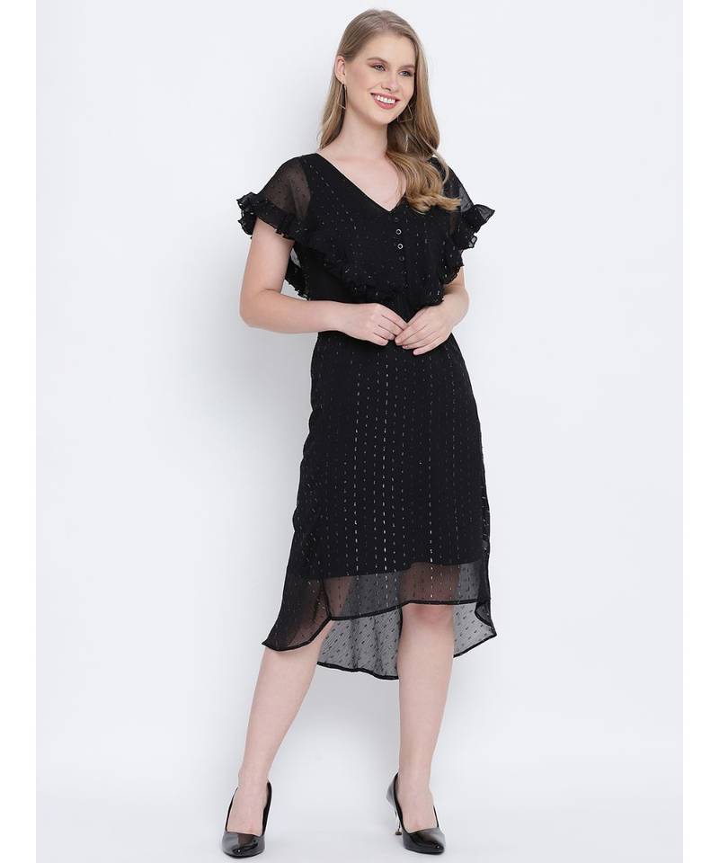 Twinkle blaze lurex  high low women desss