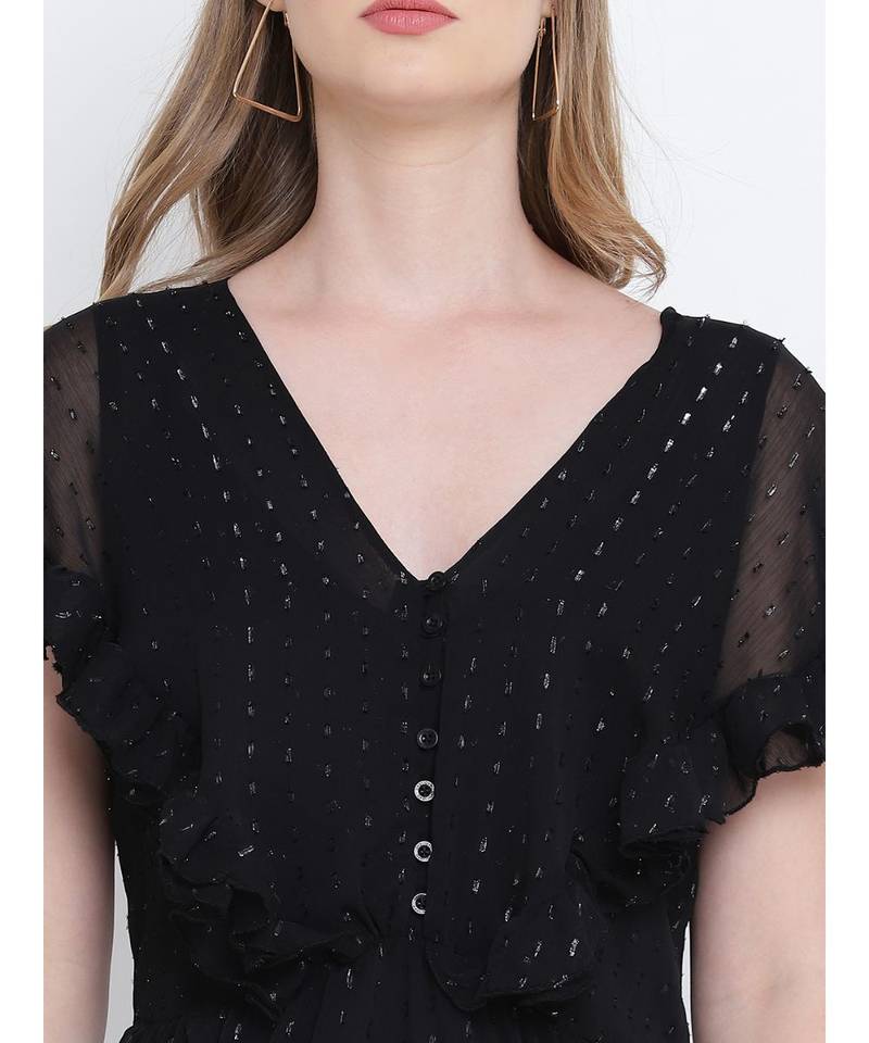 Twinkle blaze lurex  high low women desss