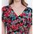 Peppy bright impacted print crinckle chiffon women dress