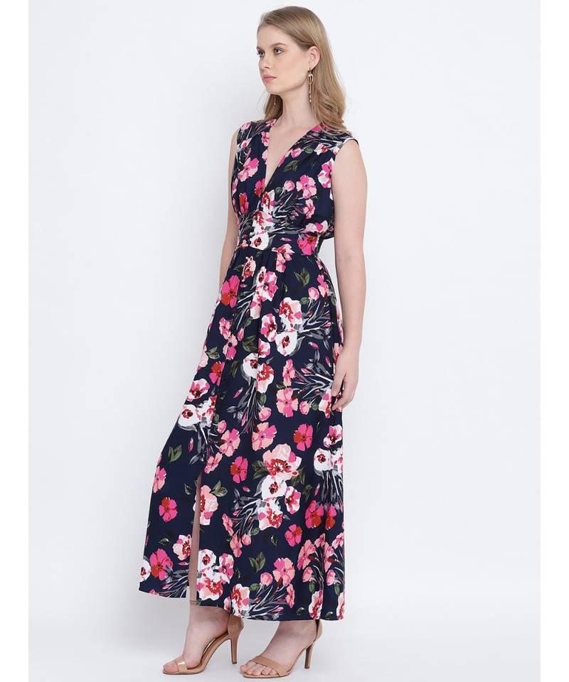 Wonder Blossom multicolor buttondown women dress