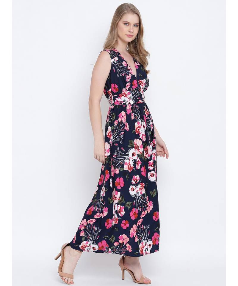 Wonder Blossom multicolor buttondown women dress