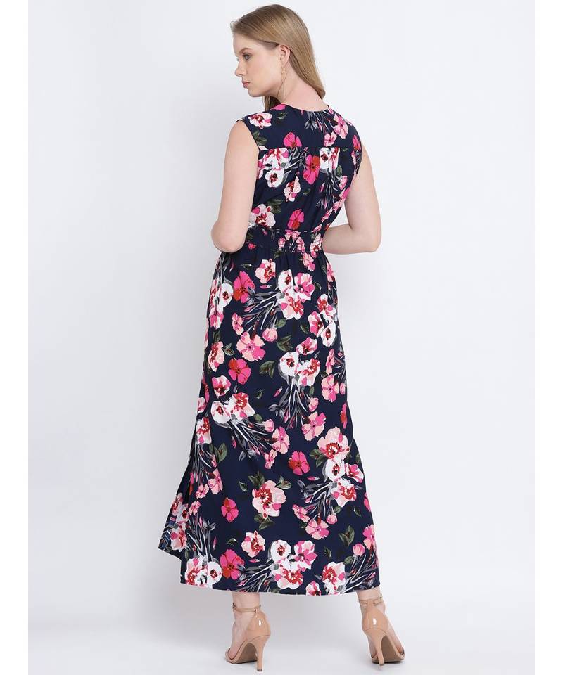 Wonder Blossom multicolor buttondown women dress