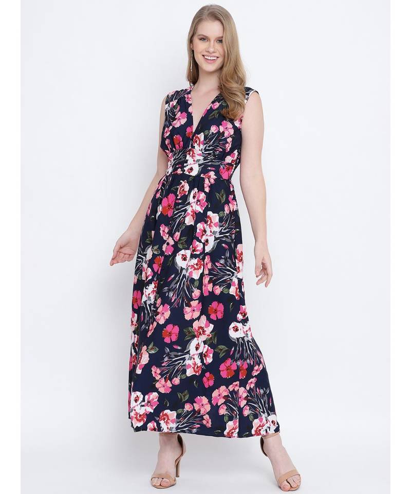 Wonder Blossom multicolor buttondown women dress