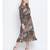 Magical mezz lined printed women dress