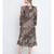 Magical mezz lined printed women dress