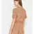 Orange Ditsy Print Women's Playsuit