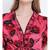 Charming cherry wine elasticated women dress