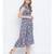 Merry bright multicolour causal women dress