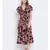 Hazel tanned brown causal women dress