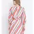 Vivid bright colorful casual women tie knot dress