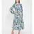 British Florals Blue Women's Layered Maxi Dress
