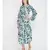 British Florals Blue Women's Layered Maxi Dress