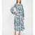 British Florals Blue Women's Layered Maxi Dress
