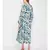 British Florals Blue Women's Layered Maxi Dress