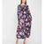 Fresh Florals Navy Women's Layered Maxi Dress