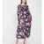 Fresh Florals Navy Women's Layered Maxi Dress