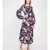 Fresh Florals Navy Women's Layered Maxi Dress