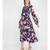 Fresh Florals Navy Women's Layered Maxi Dress
