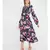 Fresh Florals Navy Women's Layered Maxi Dress