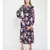 Fresh Florals Navy Women's Layered Maxi Dress
