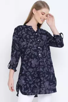 Czech pretty  printed casual tunic