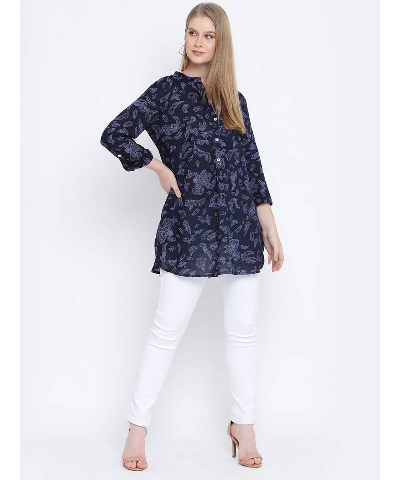 Czech pretty  printed casual tunic