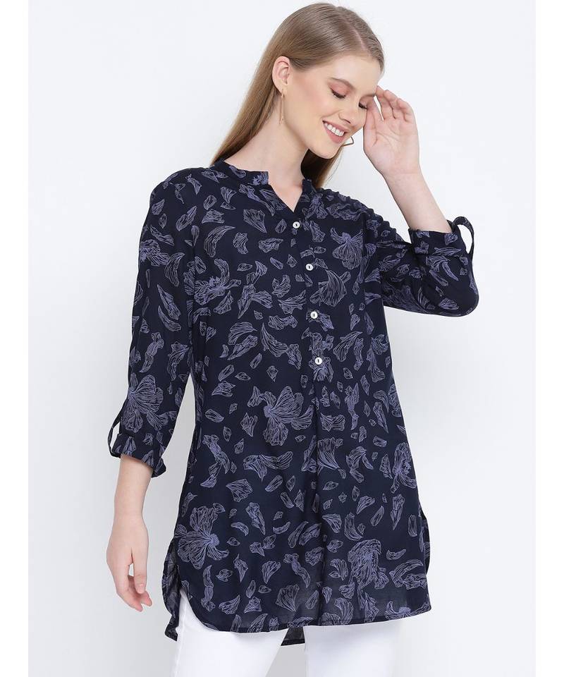 Czech pretty  printed casual tunic