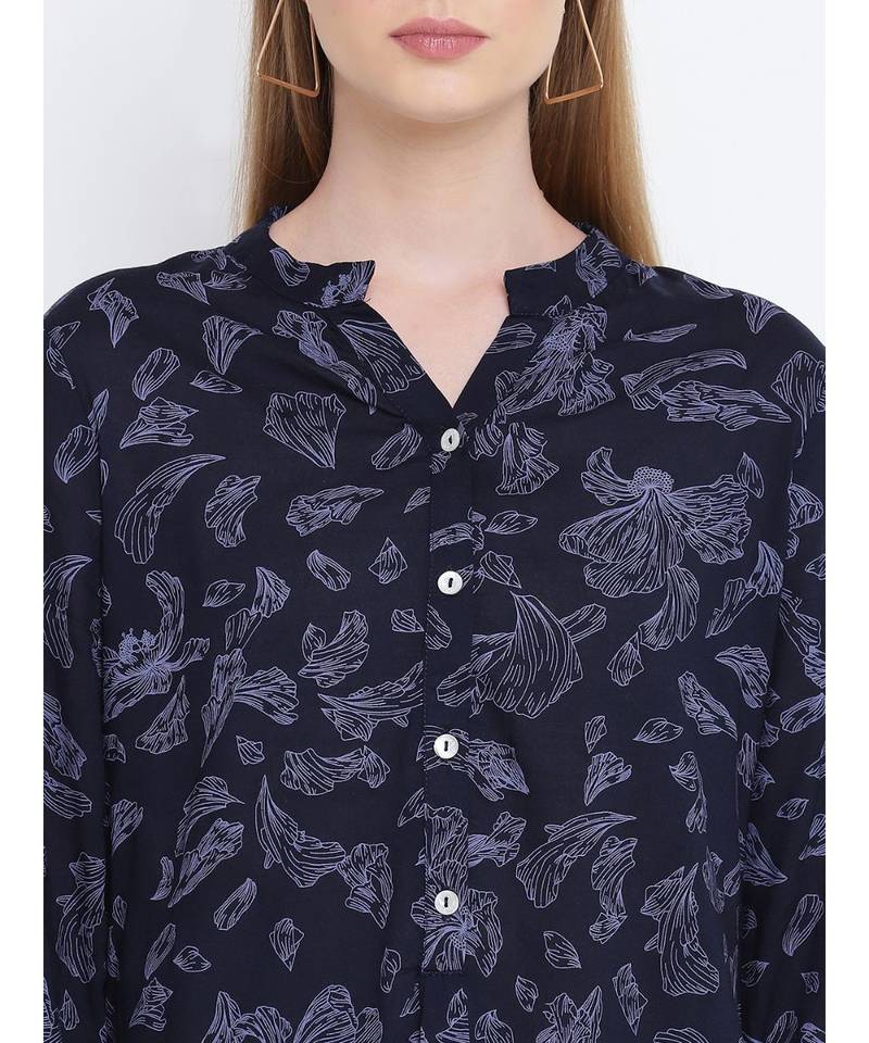 Czech pretty  printed casual tunic