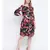 Blazzy indigo floral printed  bardot women casual dress
