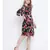Blazzy indigo floral printed  bardot women casual dress