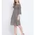 Glamorious grey solid bardot women casual dress