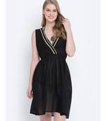 Mislay cold blue lace design beachwear Dress