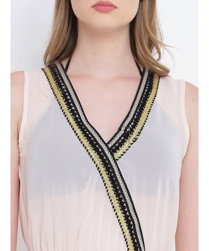 Gracious peacy lace design beachwear Dress