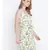 Oxolloxo solid streak yellow knot up dress for women