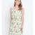 Oxolloxo solid streak yellow knot up dress for women