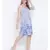 Oxolloxo blushing blue knot up dress for women