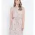 Oxolloxo Darling peach knot up dress for women