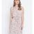 Oxolloxo Darling peach knot up dress for women