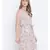 Oxolloxo Darling peach knot up dress for women
