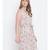 Oxolloxo Darling peach knot up dress for women