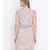 Oxolloxo Darling peach knot up dress for women