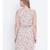 Oxolloxo Darling peach knot up dress for women
