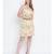 Sheen daisy  knot up dress for women
