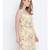 Sheen daisy  knot up dress for women