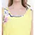 Bedazzle yellow knot up women dress